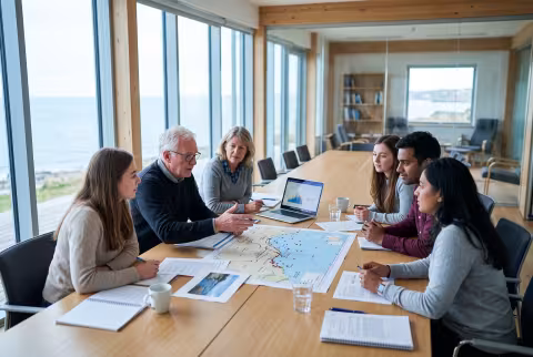 Cross-institution working session — News imagery, collaboration.